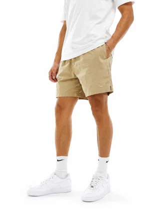 Nike Club Woven Shorts — Beige