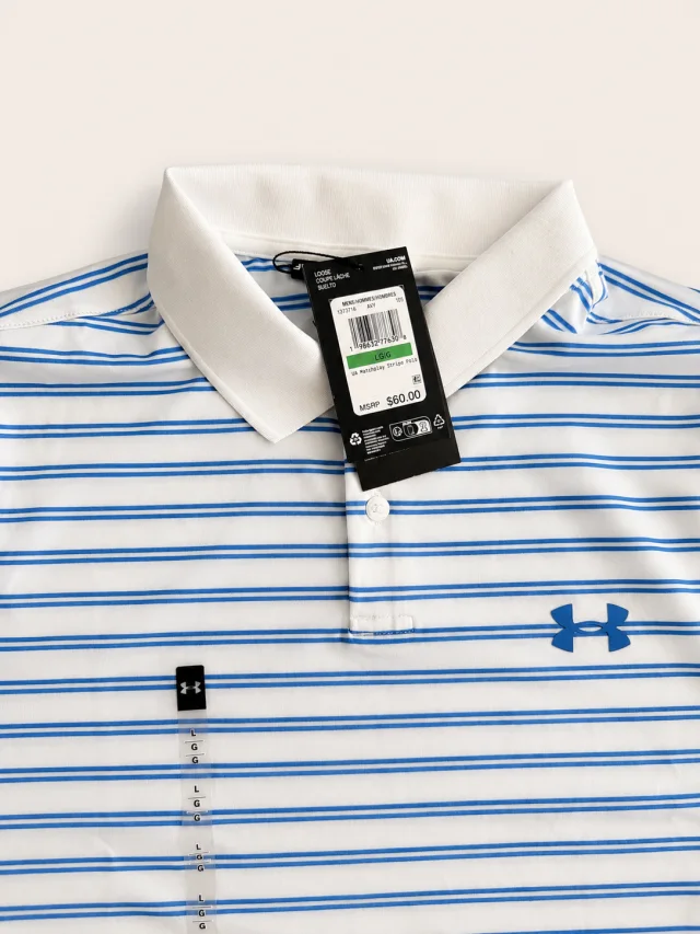 UNDER ARMOUR STRIPE POLO